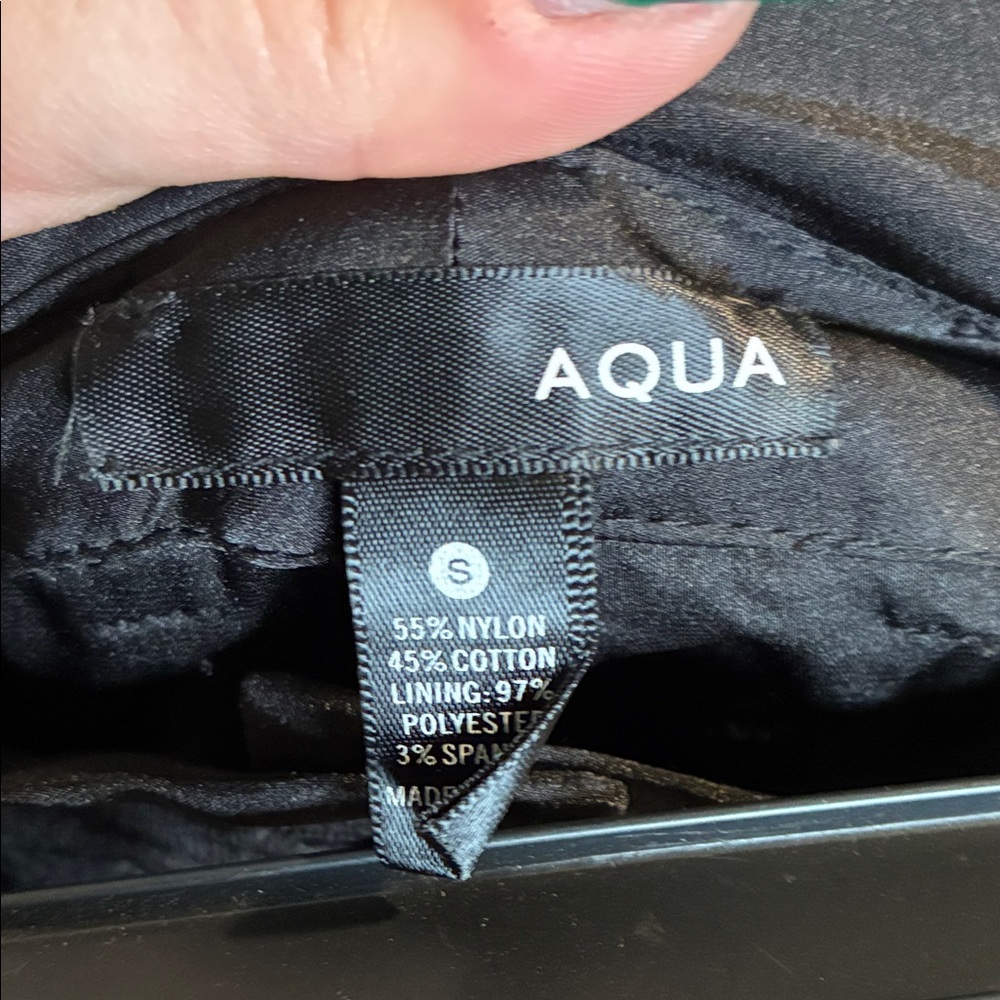 Aqua Black High Waist Women's Shorts - Picture 11 of 11